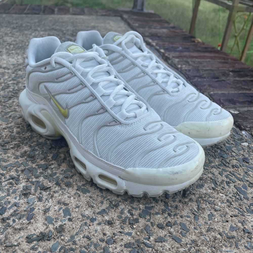 Women’s Nike Air Max Plus TN 'White Bone Celery' Sneakers